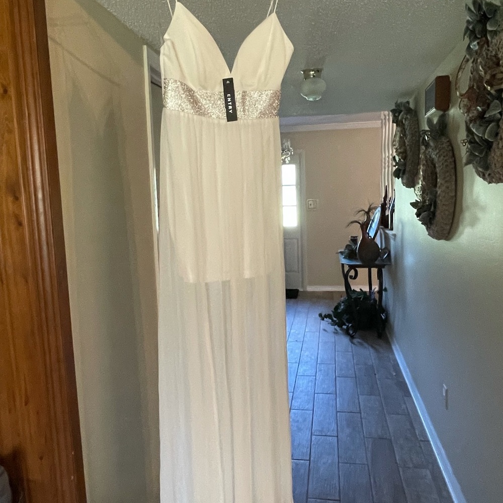 White dress